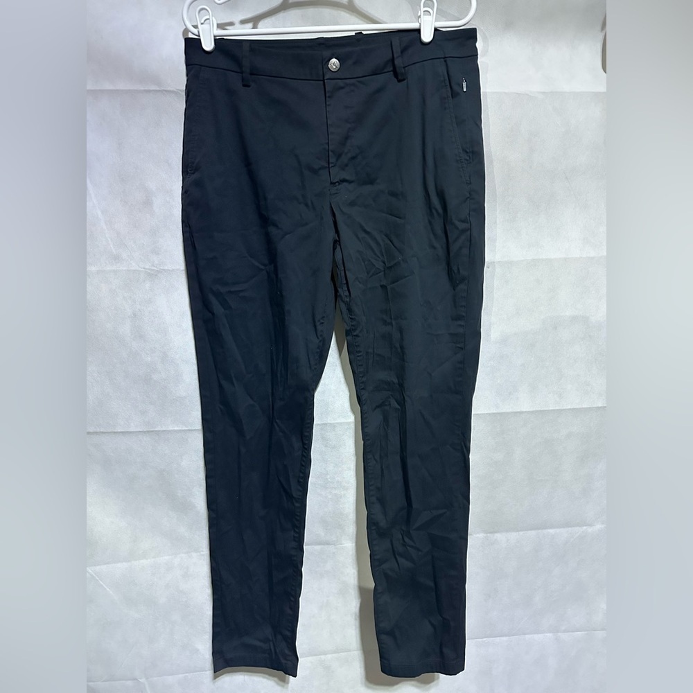 BIRD DOGS Lined Stretch Original Navy Blue Tech Chino Pants 34x32 Golf Preppy